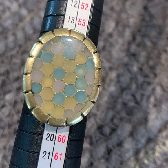 COPY - Waxing poetic brass  ring retired rare size 8 - Picture 6 of 7